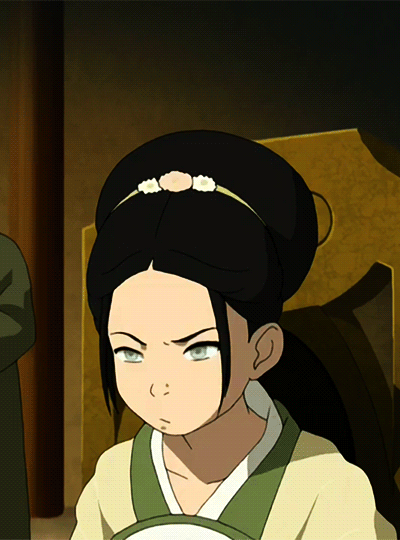 toph bei fong hair down