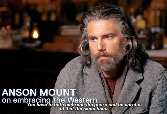 On set of Hell on Wheels with Anson Mount:...: Anson Mount Daily