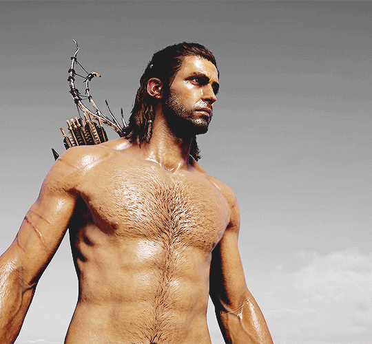 How do I get Alexios in his underwear? I wanna see his muscles