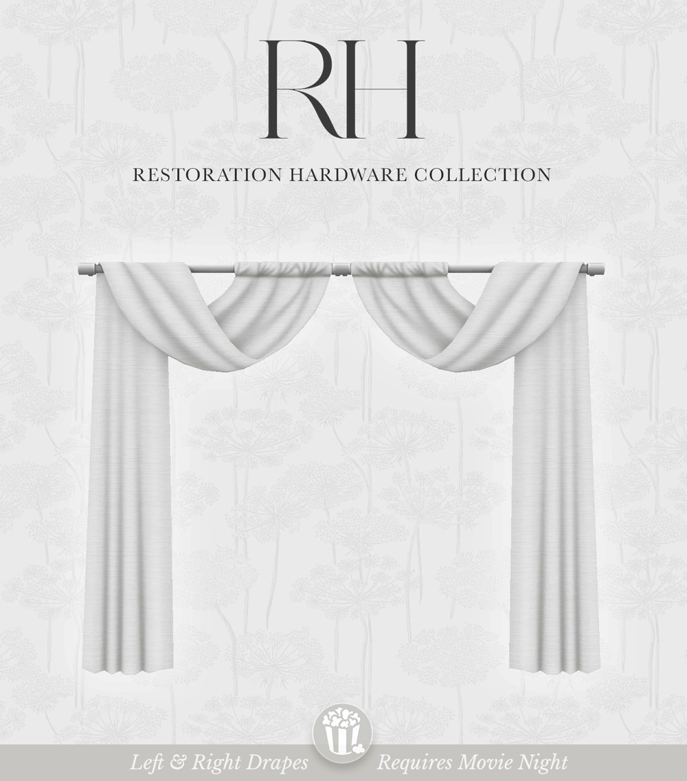 SimPlistic Restoration Hardware Left Right Drapes A   Tumblr Phhktxei4f1x0qnuto1 1280 