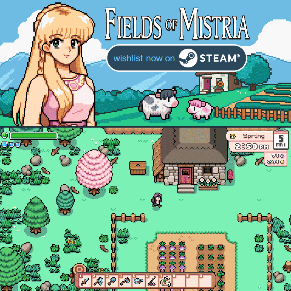 Fields of Mistria — 🌱 Fields of Mistria is now on Tumblr! 🌱 Build the...