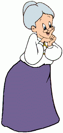 Looney Tunes Granny - Animated Character of the Day â€” Today's character of the day is: Granny aka  Emma...