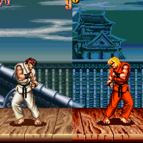 VGJUNK: SOME ANIMATION FRAMES FROM SUPER STREET FIGHTER 2 (SNES)