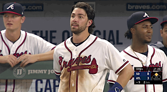 Dansby Swanson - Courtside with my girl