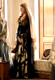 hurrem sultan black dress