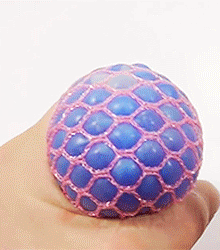 squish ball with bubbles video