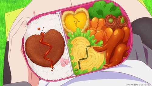 Itadakimasu Anime!  Anime bento, Bento, Cute bento