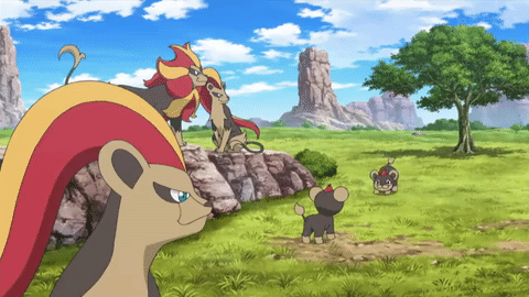 pokemon lion king pyroar