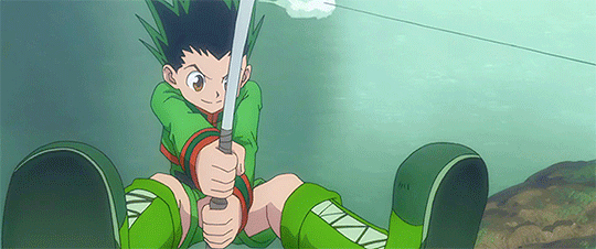 Gon Freecss - Hunter x Hunter GIF by kuroro97 on DeviantArt