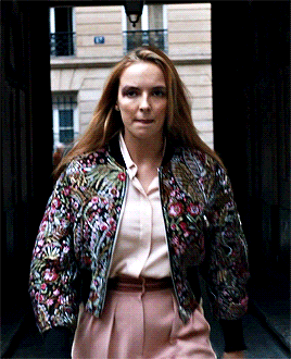 villanelle floral bomber jacket