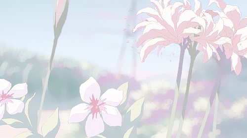 Pink Flower Anime Desktop Wallpapers  Wallpaper Cave