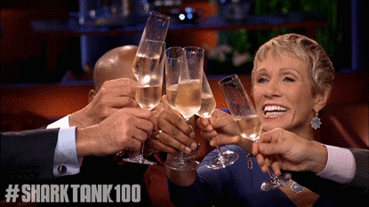 Cheers to Shark Tank's 100th episode! - Shark Tank