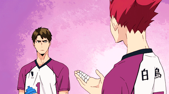 archived — Ushijima with a s/o who's very outgoing and
