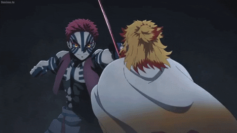 Me, Myself and I — Rengoku VS. Akaza. Epic Fight!! (Demon Slayer:...