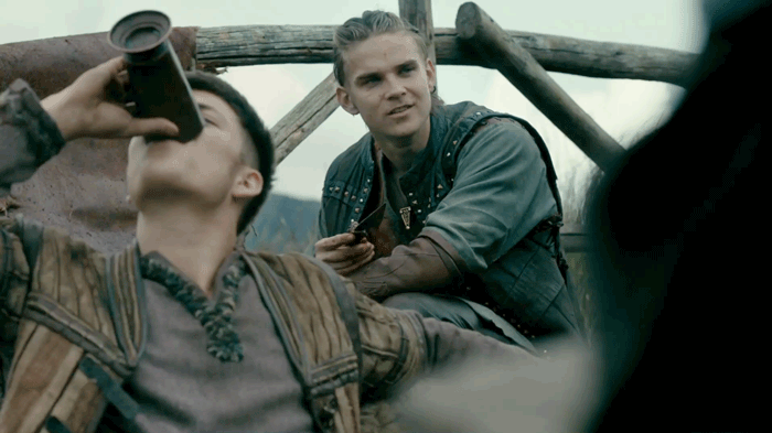 Don't mess with him man #vikings #ivartheboneless #ubbe