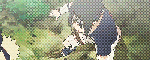 are you hurt scaredy cat? 🥶 #anime #naruto #sasuke #scaredcat