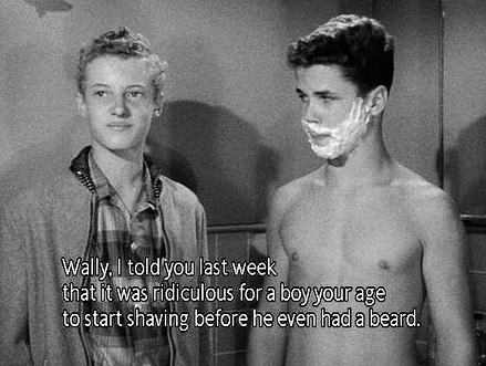 wally cleaver and eddie haskell