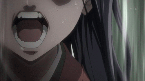 Premium Vector | Cute anime girl screaming clipart white background