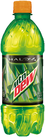 Mountain Dew Halo 4 Packaging Transparent Gif
